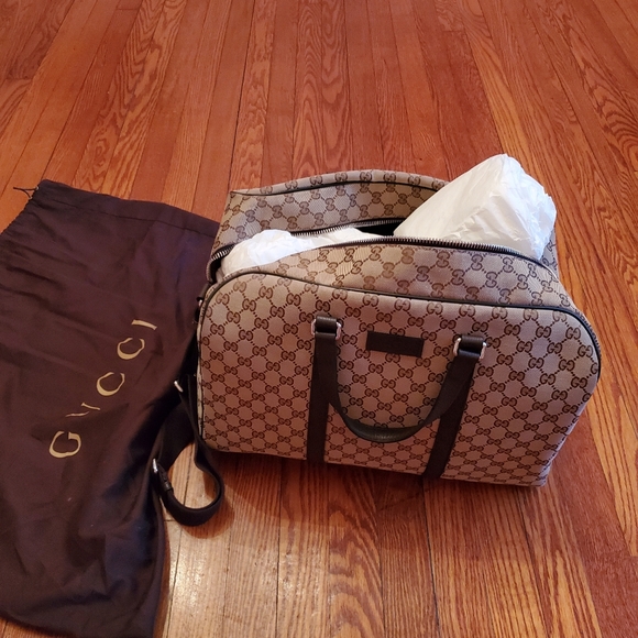 Gucci Monogram Boston Duffel Bag👜 - Picture 10 of 16